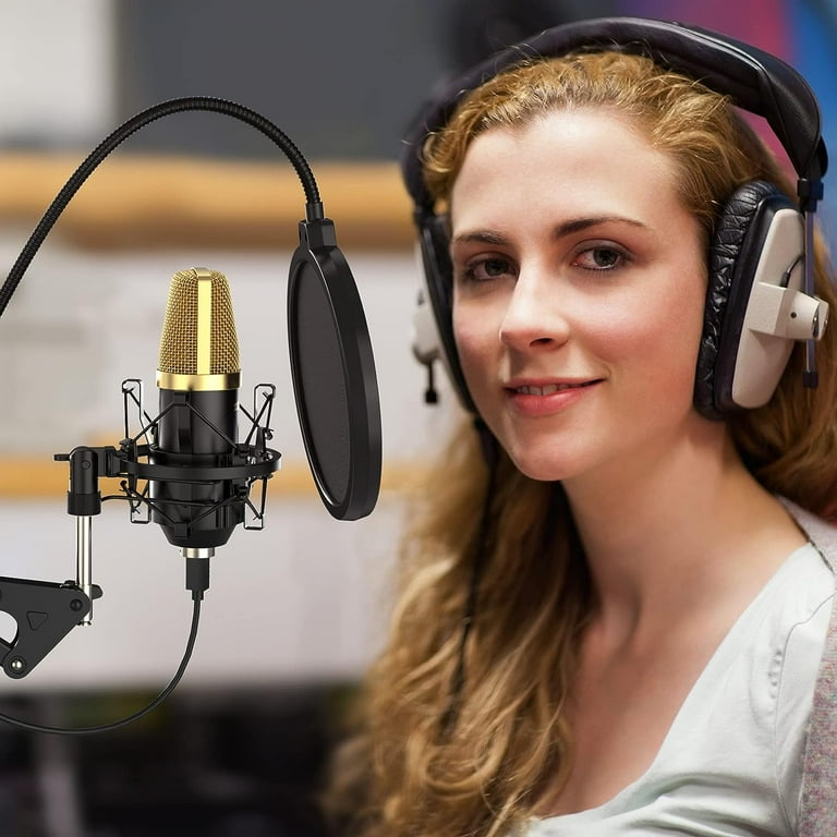 ZINGYOU USB Condenser Microphone, 96KHz/24Bit Cardioid Sound