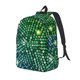 thumbnail image 1 of Balery Green Disco Lights Mochila Clásica Impresa Básica para Viaje, Mochila Escolar Resistente al Agua, Mochila de Lona con Correas Ajustables-Medium, 1 of 5