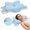 Blue, variant on Butterfly Shaped Ergonomic Cervical Support Pillow, Odor-Free Washable Cooling Pillow for Side Back Stomach Sleepers, Comfort Sleep Gift for Parents Girlfriends
