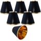 thumbnail image 1 of Juego de 6 pantallas para lámpara de pared, pantallas de tela para lámpara de pared, lámparas de mesa pequeñas, para bombillas de borde de corte, visualización de ajuste de clip, 3 x 6 x 5, 1 of 15