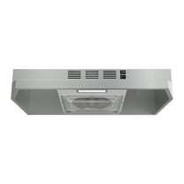 FIREGAS Range Hood 24 inch Under Cabinet Range Hood with 2 Speed Exhaust Fan, 290 CFM,Stainless Steel