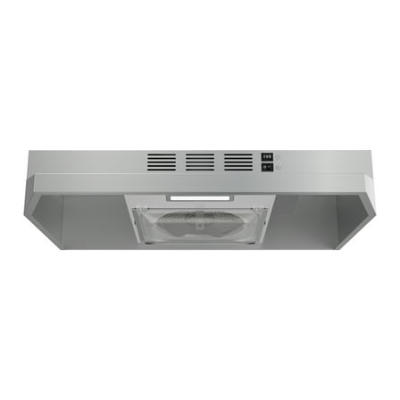 FIREGAS Range Hood 24 inch Under Cabinet Range Hood with 2 Speed Exhaust Fan, 290 CFM,Stainless Steel