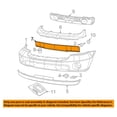 thumbnail image 3 of For 07 08 09 Durango Front Bumper Support Reinforcement Impact Bar Black Plastic, 3 of 5