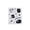 Stickers, variant on Cute Black Cat Cartoon Decorative Stickers, Waterproof PVC Decals
