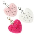thumbnail image 6 of HOMOBABE 3-Piece Shaped Keychain Set with Soft Polyester and Alloy Metal Accessories, 6 of 8