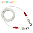 thumbnail image 2 of Petest 40ft Reflective Tie-Out Cable for Super Dogs Up to 250 Pounds, 2 of 7
