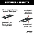 thumbnail image 2 of Jeep JK Unlimited Security Cargo Lid Side Panels Fits select: 2008 JEEP WRANGLER UNLIMITED X, 2010 JEEP WRANGLER SPORT, 2 of 5