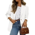 thumbnail image 1 of Blazer PRETTYGARDEN 2025 Blanco Manga Larga XXL, 1 of 5