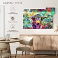 thumbnail image 5 of Elephant Stock Colourful Highland Cow Wall Art - Horizontal Canvas Wall Art - Living Room Wall Decor - Animal Canvas - Gray And Brown Decor - 12" x 8", 5 of 8
