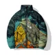 thumbnail image 3 of Abrigo de hombre moderno y versátil Abrigo de invierno para hombre con estampado de araña personalizado Parkas para hombre Cómodas y cálidas Novedades en Parkas, 3 of 5