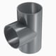 thumbnail image 1 of Uxcell 1Pcs 4" Tee 3 Vías Conectores de Tubo, Accesorio de Esquina para Estructura de Soporte de Estante, Conexión de Carpa, Gris, 1 of 6