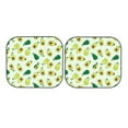 thumbnail image 5 of Lsque Cartoon Fruit 2 PCS Windshield Sun Shade | CarFoldable Window Covers | Car Accessories Reflect UV for Universal Cars SUV Truck | Medium, 5 of 7
