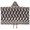 Black White Geometric, variant on Black Turquoise and Gray Floral Pattern Hooded Bath Towel,50"x30" for Ages 3 To 12 Kids, Quick Dry Lightweight Soft Microfiber Hood Beach Towel Cover Up for Kids