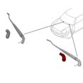 thumbnail image 5 of Car Front Windshield Wiper Arm Cover Nut Cover for BMW Mini Cooper, 5 of 5