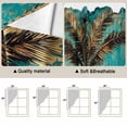 thumbnail image 3 of Boho Coastal Beach Kitchen Window Curtains, Swag Curtains Valance for Bedroom Living Room Bathroom, Summer Ocean Tropical Tree Flower Rod Pocket Window Treatment Curtain Block Drapes 2 Panels 28"x36", 3 of 9