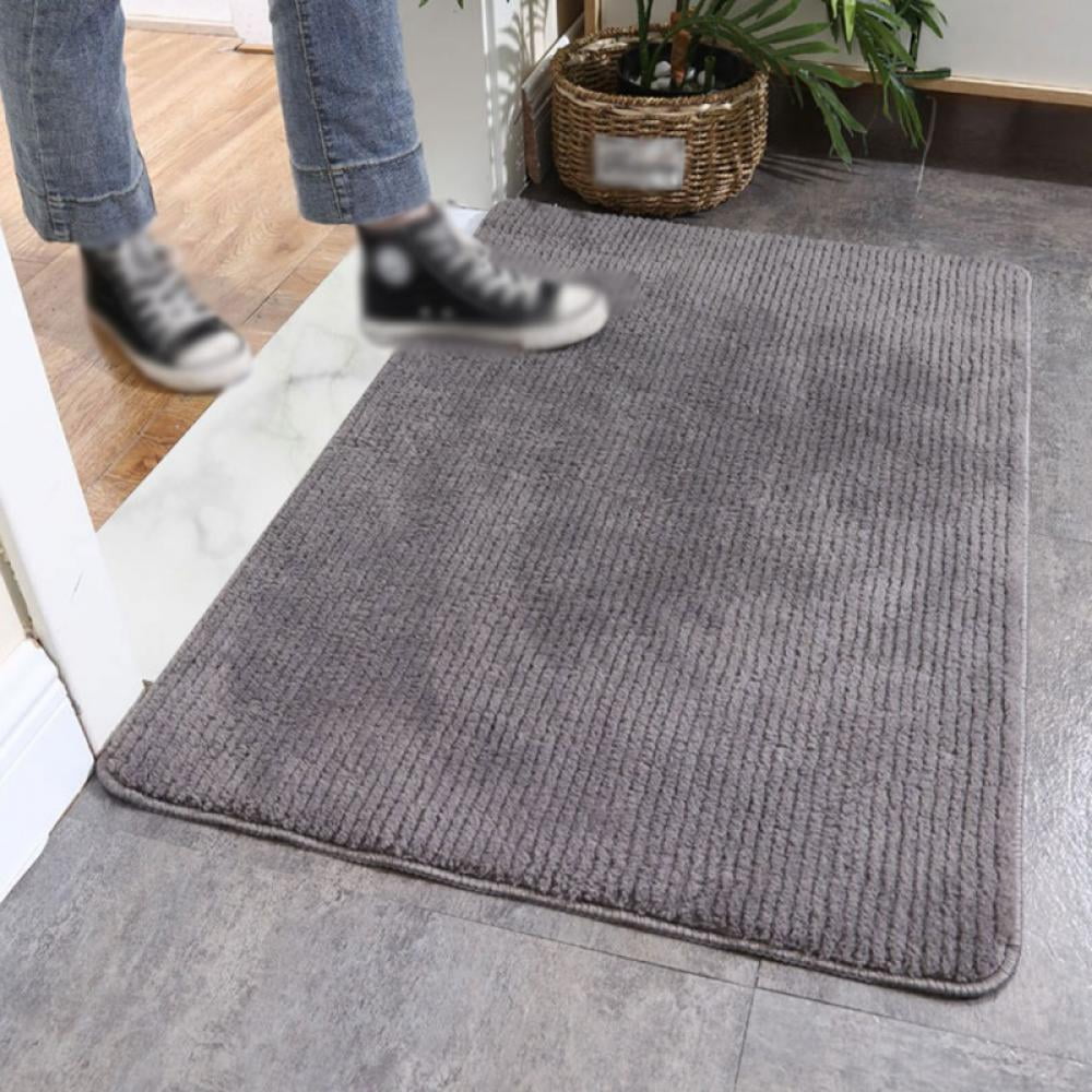 Kitchen Rugs,OFamily Door Rugs with Rubber Backing Non Slip Microfiber Doormat Small Entry Rugs Inside Carpet,19.7-Inch by 31.5-Inch 