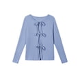 thumbnail image 2 of Women's Tie Front Knitted Cardigan Sweaters Long Sleeve Fall Winter Jacket Coats Slim Fit Knitwear Tops, 2 of 8