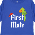 thumbnail image 4 of Inktastic First Mate Pirate with Parrot and Bandanna Boys or Girls Long Sleeve Toddler T-Shirt, 4 of 5