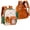 Coffee, variant on Backpack for School with Padded Straps, Large Capacity Multi-Compartment Bookbag