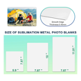 thumbnail image 4 of 10PCS Sublimation Metal Photo Blank Heat Transfer Paper Picture Sublimation Sign Blank, Aluminum Photo Si, 4 of 6