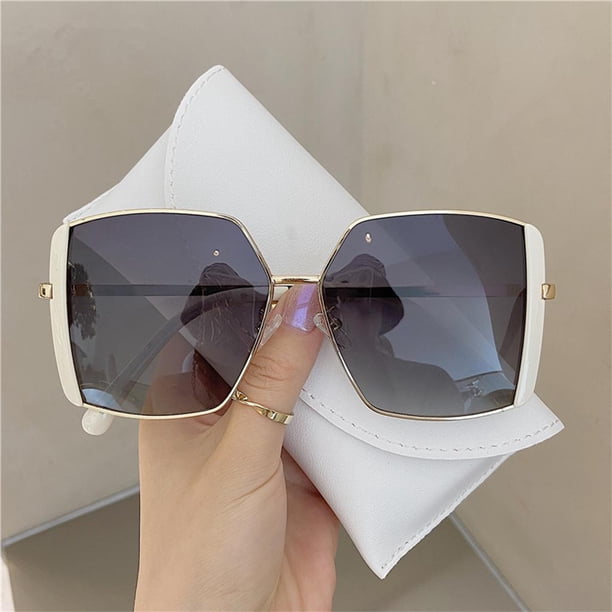 Gafas Cuadradas Para Hombre Gafas De Sol Cuadradas Oversize Hip Hop - Lentes UV400, Estilo Millonario, Negro, Para Hombre Gafas Sol Cuadradas Oversize