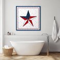thumbnail image 3 of 4th of July Wall Art Painting on Canvas, Independence Day Blue Board Star Canvas Art Home Prints Wall Art Framed Modern Artwork for Living Room Bedroom Wall Decor 8x8in, 3 of 9