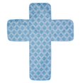 thumbnail image 1 of Protector de muebles lavable para un solo asiento, funda de cojín a prueba de polvo, funda de sofá con estampado azul claro, 1 of 8