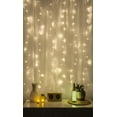 thumbnail image 2 of Curtain Lights Cascading LED Lighting Warm  White  lights, 2 of 2