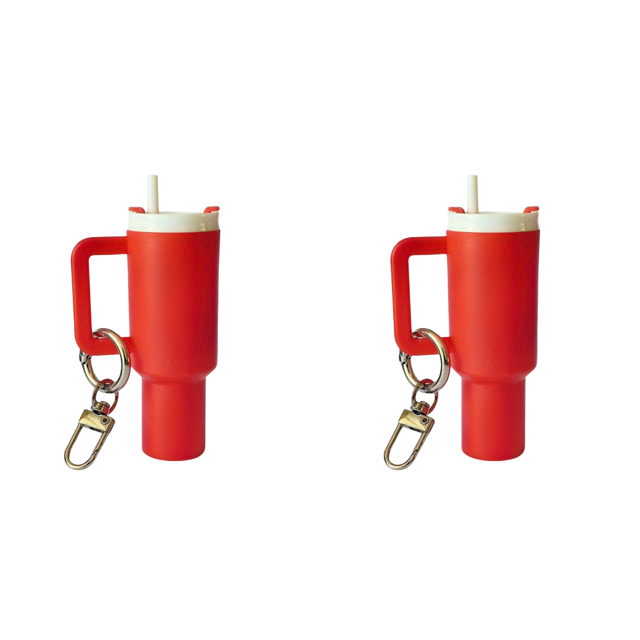 Mini Llavero Con Forma Lindo para Accesorios La () Rojo
