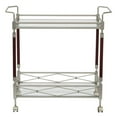 thumbnail image 2 of Scranton & Co Serving Cart in Nickel Brush, 2 of 4