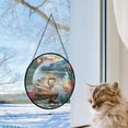 thumbnail image 4 of Personalized Duck Stained Glass Suncatcher Window Hanging, Duck Hand-Painted Glass Panel Wall Home Decor, Duck Garden Decor Ad6iUN, 4 of 5