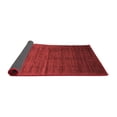 thumbnail image 2 of Ahgly Company Indoor Round Abstract Red Contemporary Area Rugs, 6' Round, 2 of 4