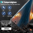 thumbnail image 3 of Pixel 8 Tempered Glass Screen Protector + Camera Lens Protector [ 3 + 3 Pack ][Fingerprint Unlock] [Anti-Scratch] [Case Friendly] Clear HD Protective Film for Google Pixel 8 5G, 3 of 6