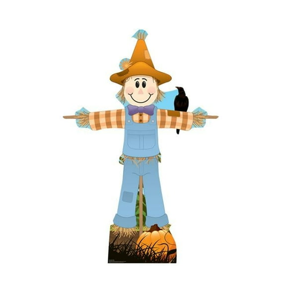 67 x 45 in. Scarecrow Male Cardboard Cutout