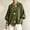 A1 Green, variant on Women's Oversized Collared Knit Sweater with Large Metal Buttons,Lantern Long Sleeve Wavy Hem Loose Fall Knit Sweater Coat,Comfortable & Warm,Loose-Fitting Fall Winter Knitted Cardigan White