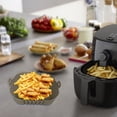 thumbnail image 3 of XMMSWDLA Air Fryer Silicone Basket, thickened 8.5 inch large Reusable Heat Resistant Easy Cleaning Air fryers Silicone Pot square for Air fryer Oven Accessories very suitable for 5-8 QT air fryer, 3 of 7