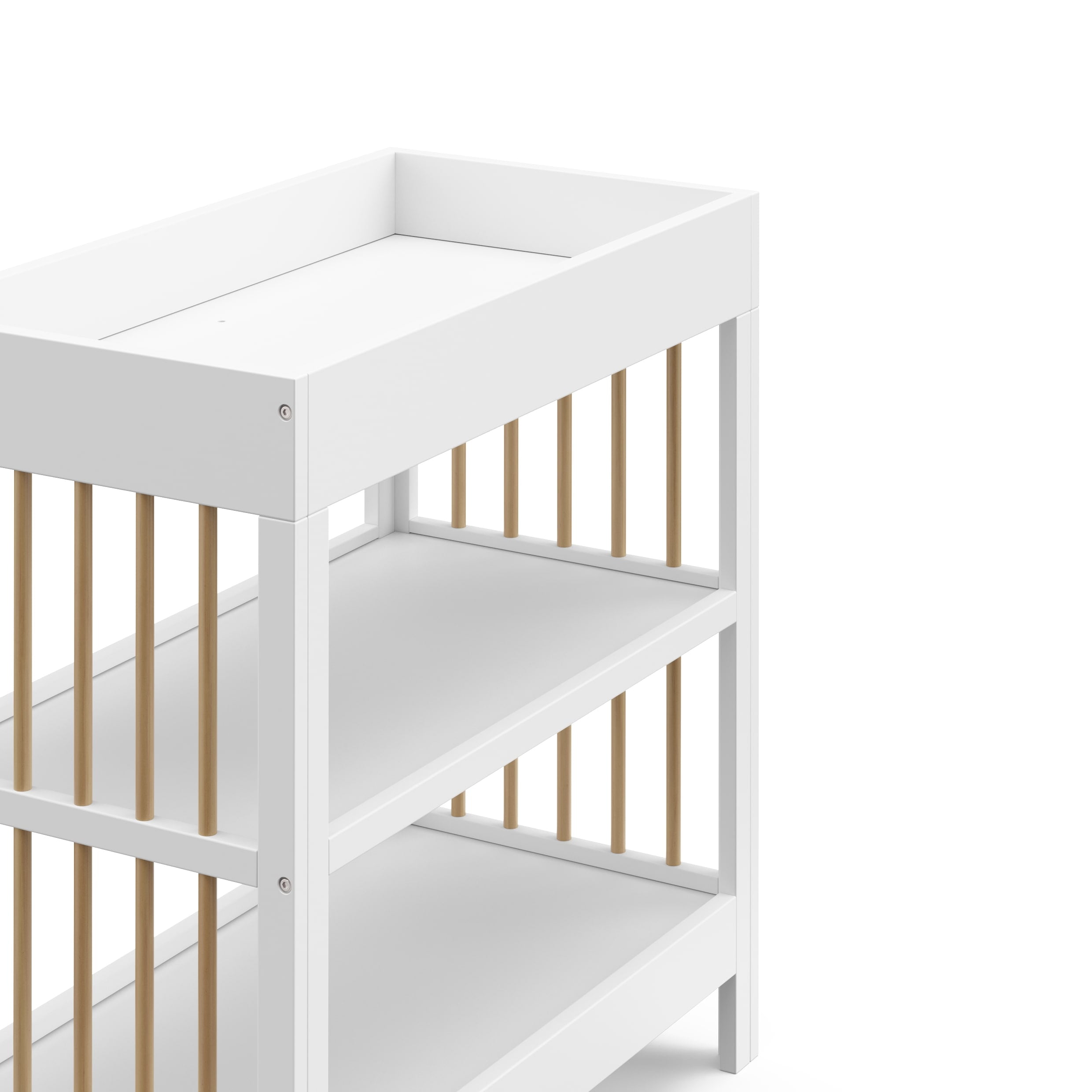 Graco Teddi Changing Table, White with Driftwood