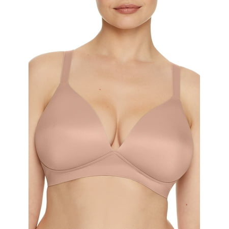 Women's Bali DF3460 Comfort Revolution Soft Touch Perfect WireFree Bra (Evening Blush XL)