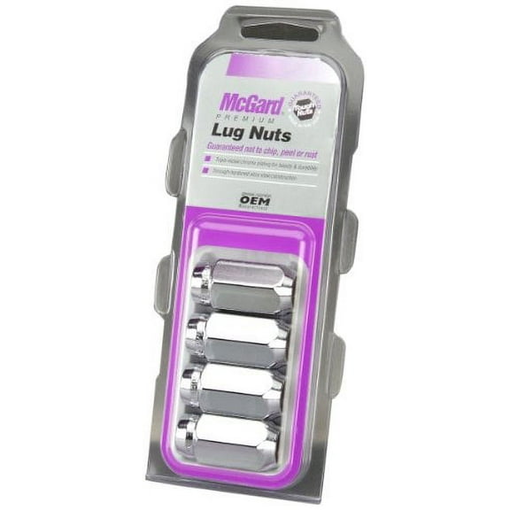 McGard 64069 Chrome Cone Seat Lug Nut Set, (Set of 4)