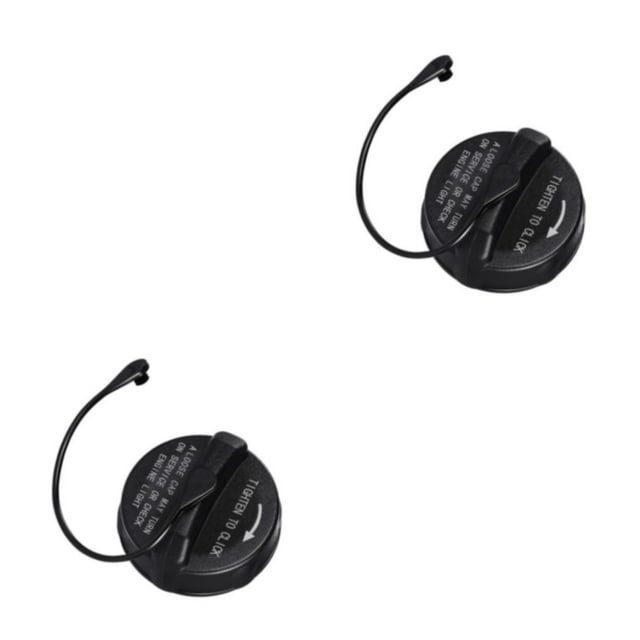 VONKY Noir Solide Compatible - Bouchon d'Huile Résistant à la Chaleur pour Réservoir d'Huile de Voiture et Résistant à l'Usure Durable Sécurise les Réservoirs d'Huile Bouchon de Réservoir d'Huile 2Set