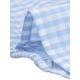 thumbnail image 5 of INSPIRAR CHIC Blusa de Gingham con Peplum Cuello Cuadrado Sin Mangas Verano L Azul, 5 of 6