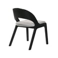thumbnail image 4 of Armen Living Venus Polly 5-Piece Wood Dining Table and Chair Set in Black/Gray, 4 of 7
