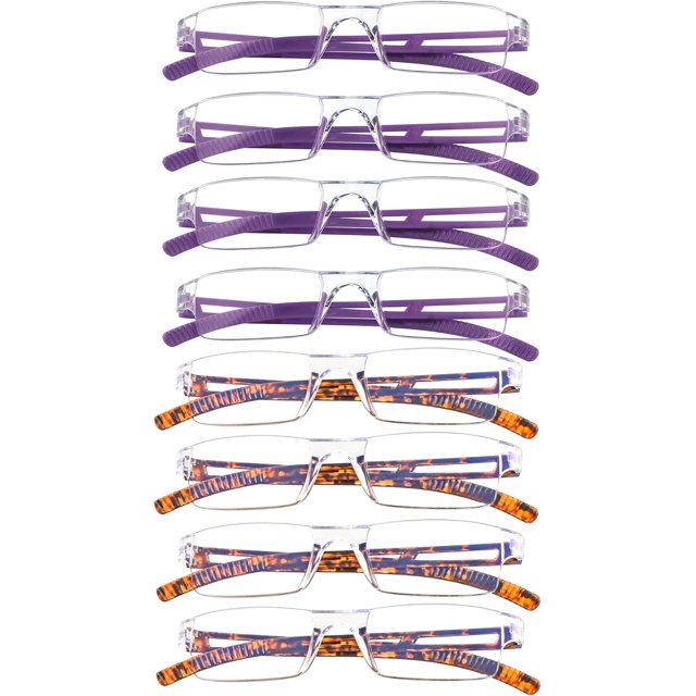5 Pairs Blue Light Blocking Glasses, Computer Reading Glasses for Women/Men