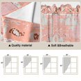 thumbnail image 3 of Pink Boho Kitchen Window Curtains, Swag Curtains Valance for Bedroom Living Room Bathroom, Vintage Abstract Tribal Decorative Oriental Rod Pocket Window Curtain Block Drapes 2 Panels 28"x36", 3 of 9