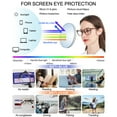 thumbnail image 4 of MARE AZZURO Photochromic Bifocal Reading Glasses Women Blue Light Blocking Square Readers Sunglasses 1.0 1.5 2.0 2.5 3.0 3.5 4.0 (Leopard, 2.50), 4 of 6
