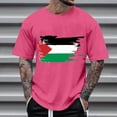 thumbnail image 2 of T-Shirts à Col Rond pour Hommes Séchage Rapide Imprimé Polyester, Coupe 3D Col Rond Haut Athlétique pour Gym, Course, Cyclisme & Décontracté, 2 of 5