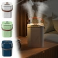 thumbnail image 1 of Fiudx Humidificador de Doble Boquilla, Difusor Silencioso de Aromaterapia, Tanque de Gran Capacidad de 1,8 L, Humidificación Eficiente de 360°, Apagado Automático de Seguridad, Uso En Dormitorios y H, 1 of 7