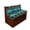 Aztec Geometry Pattern, variant on Psesaysky Wood Grain Print RV Dinette Cushion Covers, Stretch Camper Couch Covers Sofa Slipcovers for Travel Trailer Couch, Replacement Camper Sofa Chair Protector (1 Backrest Cover & 1 Bench Cover)