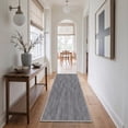 thumbnail image 5 of GENIMO 8'x10' Rug for Living Room, Large Machine Washable Non Slip Low Pile Area Rug for Bedroom Dining Room, Contemporary Abstract, Smoky Gray, 5 of 5