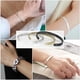 thumbnail image 5 of 6 piezas de piezas en blanco para pulseras de acero inoxidable 304 de 160 mm para joyería, collares y pulseras., 5 of 5